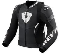 Revit Argon 3 Pro perforated Motorcycle Leather Jacket, black-white, size 50 for Men
