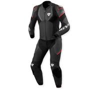 Revit Beta 2 perforated 2-piece Motorcycle Leather Suit, black-grey, size 52 for Men
