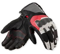 Revit Blaze Motorcycle Gloves, black/white/red, size L