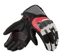Rev'it Blaze Motorcycle Motorbike Leather Urban Sport Gloves - White / Red