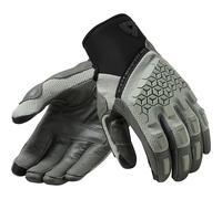 Rev'it Caliber Motorcycle Motorbike Leather Gloves - Mid Grey