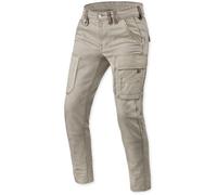 Revit Cargo Brant Slim Motorcycle Jeans, beige, size 32 33 for Men