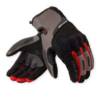Rev'it Cavern Grey/Red Motorcycle Gloves, Water Resistant, Winter, S-XXXL