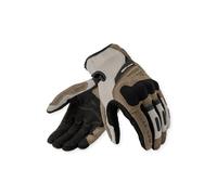 Revit Cavern Moto Motorcycle Motorbike Textile Gloves Sand / Black