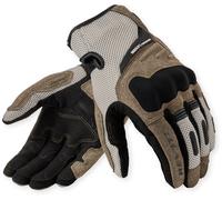 Revit Cavern Motorcycle Gloves, sand/black, size 2XL
