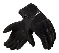Rev'it Cavern Ventilated Motorcycle Motorbike Textile Gloves - Black