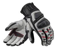 Rev'it Cayenne 2 Leather Gloves Motorbike Motorcycle Advenutre Black Silver