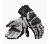 Rev'it Cayenne 2 Motorcycle Motorbike Leather Gloves Black / Silver