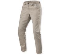 Revit Chino Dean 2 Tapered Motorcycle Textile Pants, beige, size 30 36 for Men