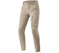 Revit Chino Terry Zip Skinny Motorcycle Textile Pants, Sand, size 36/32