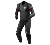 REV'IT! Combi Beta 2 MC Leather Suit Black/Grey54 Black,Grey