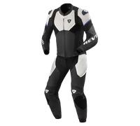 REV'IT! Combi Beta 2 MC Leather Suit Black/Light Grey48 Black,Light Grey