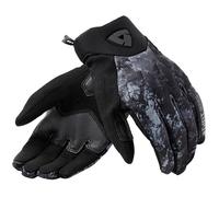 Rev'it Continent WB Textile Motorcycle Motorbike Adventure Gloves - Black / Grey