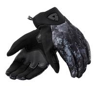 Rev'it Continent WB Textile Motorcycle Motorbike Adventure Gloves - Black / Grey