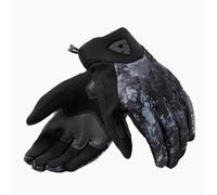 Rev'it Continent Wind-Blocking Motorcycle Motorbike Textile Gloves Black / Grey