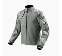 Rev'it Continent Wind-Blocking Motorcycle Motorbike Textile Jacket Mid Grey