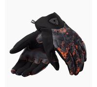Rev'it Continent Wind-Blocking Motorcycle Textile Gloves Black / Orange