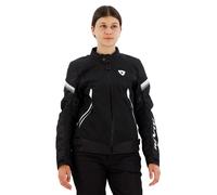 Revit Control Air H2O waterproof Ladies Motorcycle Textile Jacket, black-white, size 36 for Women