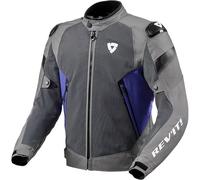 Rev'it Control Air H2O Textile Jacket Motorbike Waterproof Grey / Blue