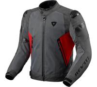 Revit Control Air H2O waterproof Motorcycle Textile Jacket, grey/red, size M