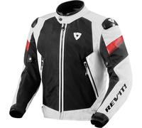 Rev'it Control Air H2O Textile Jacket Motorbike Waterproof White Black