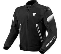 Revit Control Air H2O waterproof Motorcycle Textile Jacket, black-white, size L