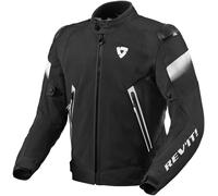 Revit Control Air H2O waterproof Motorcycle Textile Jacket, black/white, size XL