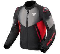 Revit Control H2O Motorcycle Textile Jacket, black-red, size L for Men