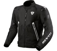 Rev'it Control H2O Textile Jacket Waterproof Motorcycle - Black White