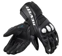 Rev'it Control Leather Gloves Motorbike Motorcycle Black Anthracite