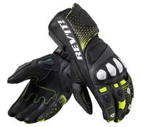 Revit Control Motorcycle Gloves, black-yellow, size L for Men