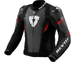 Revit Control, leather/textile jacket 48 Black/Neon-Red