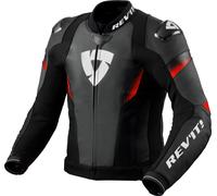 Revit Control, leather/textile jacket 56 Black/Neon-Red