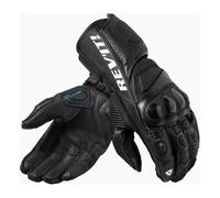 Revit Control Motorcycle Motorbike Leather Gloves Black