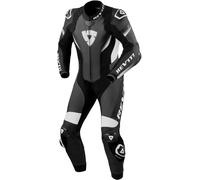 Revit Control One Piece Motorcycle Leather Suit, black/white, size 56