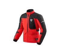 Revit Convergent H2O waterproof Motorcycle Textile Jacket, red/black, size L