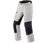 Revit Convergent H2O waterproof Motorcycle Textile Pants, black-silver, size S for Men