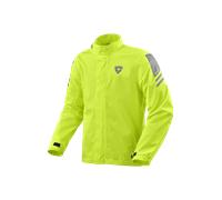 Rev'it Cyclone 4 H2O Waterproof Motorcycle Motorbike Over Jacket - Neon Yellow