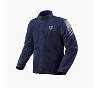 Rev'it Cyclone 4 H2O Motorcycle Motorbike Rain Over Jacket Dark Blue