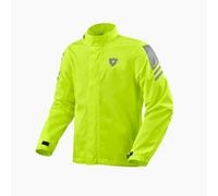 Rev'it Cyclone 4 H2O Motorcycle Motorbike Rain Over Jacket Neon Yellow