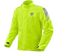Rev'it Cyclone 4 H2O Waterproof Motorcycle Motorbike Over Jacket - Neon Yellow