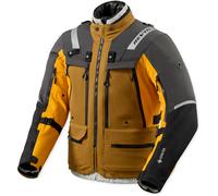 Revit Defender 4 GTX waterproof Motorcycle Textile Jacket, black/ochre, size S