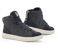 Rev'it Delta H2o Dark Blue White Motorcycle Shoes