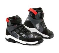 Revit Descent H2O All Weather Motorcycle Riding Shoes Black / Red / Grey