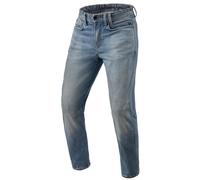 Rev'it Detroit 3 Motorbike Motorcycle Tapered Jeans Medium Blue Vintage