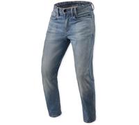 Revit Detroit 3 Tapered Motorcycle Jeans, light blue, size 32/34