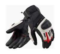 Revit Dirt 4 Motorcycle Adventure Mesh Leather Gloves Black / Red / White