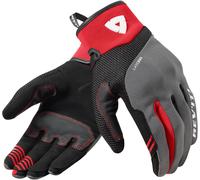 Revit Endo Ladies Motorcycle Gloves, black/grey/red, size XS