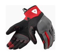 Revit Endo Summer Motorcycle Motorbike Mesh Textile Gloves Grey / Red / Black