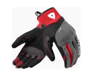 Revit Endo Summer Motorcycle Motorbike Mesh Textile Gloves Grey / Red / Black